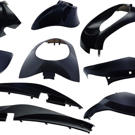 Plaatset 10-delig Edge voor Sym Mio - zwart metallic