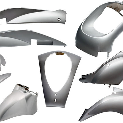 Plaatset 10-delig Edge voor Sym Mio - zilver metallic