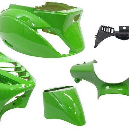 Kit de carénages 5 pièces Edge pour Piaggio Zip-SP à partir de 2000 - vert Kawasaki