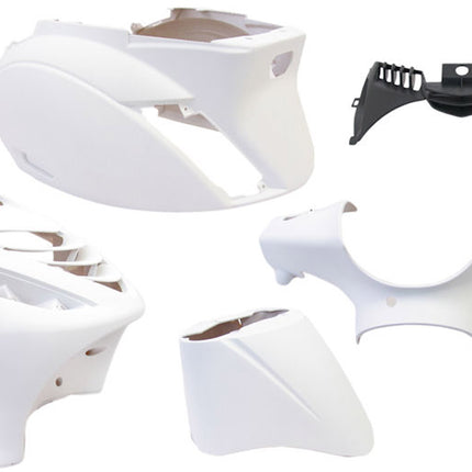 Kit carrosserie 5 pièces Edge pour Piaggio Zip-SP à partir de 2000 - blanc mat