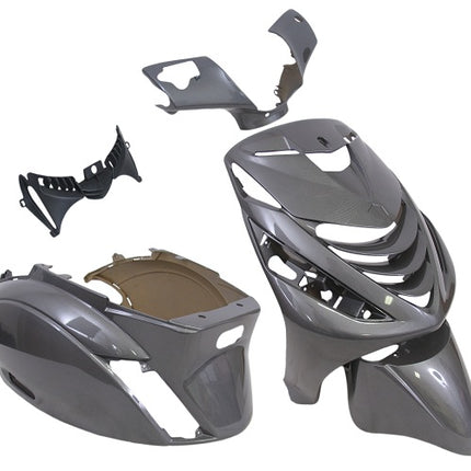 Plaatset 5-delig Edge voor Piaggio Zip-SP vanaf bouwjaar 2000 - anthraciet