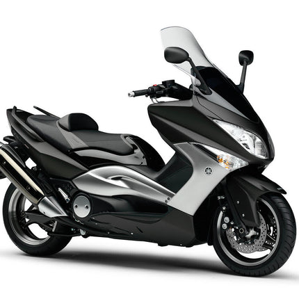 Plaatset 12-delig Edge voor Maxi scooter / Yamaha T-Max 500cc (van bouwjaar 2001 tot 2008) - zwart metallic