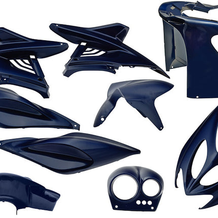 9-piece Edge plate set for Yamaha Aerox up to 2014 - metallic blue