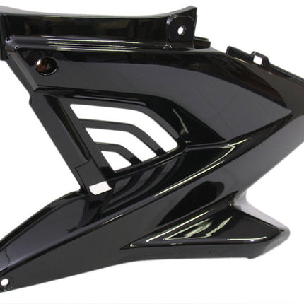 Cache-moteur Z côté gauche Yamaha Aerox jusqu'à année 2014 noir métallisé