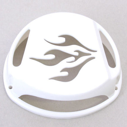 Vliegwielkap Minarelli / Peugeot motor flame wit