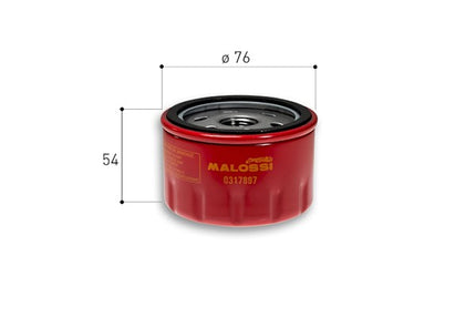oil filter malossi ak550i, bmw, c 400 gt, c650gt, kymco, r1200 0317897