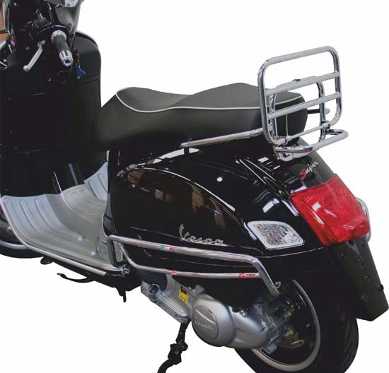 Achterklapdrager Faco Vespa GTS 125ie, 250ie, 300ie chroom