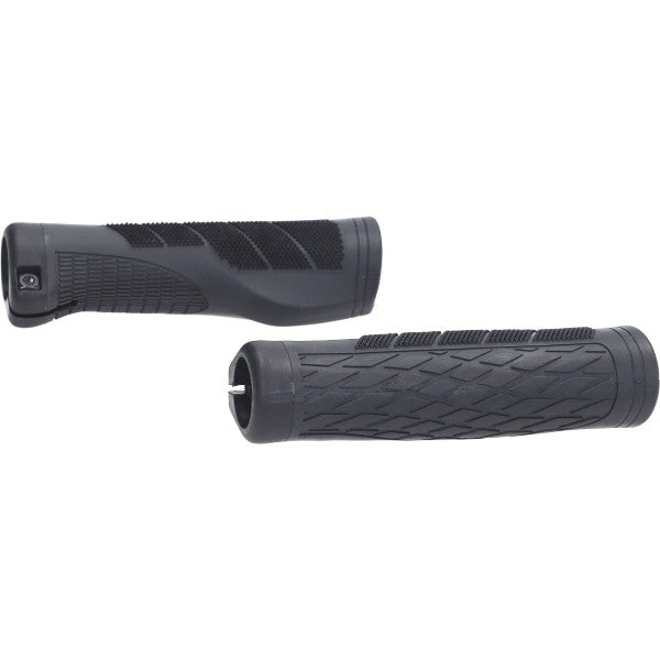 handvatset + klem ring stuur diameter 22mm lengte 135/135mm zwart 2pcs e-bike, fiets, fatbike