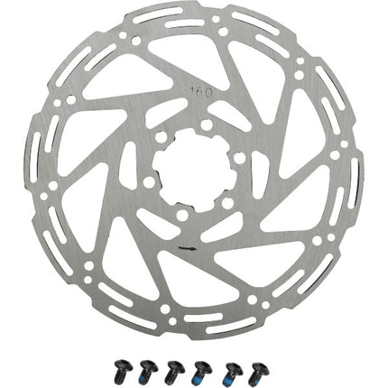 remschijf voorwiel 6-gaats / achterwiel 160mm 2.3mm V8 - V20 fatbike