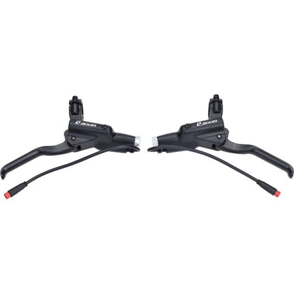 remhendel set hydraulisch 2-polige stekker, zoom type (B) rode stekker V8 fatbike