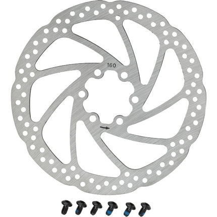 remschijf remkabel 6-gaats versie diameter 160mm fatbike