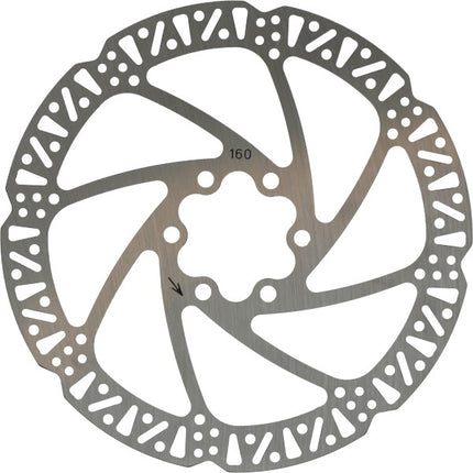 Disque de frein hydraulique version 6 trous diamètre 160 mm fatbike