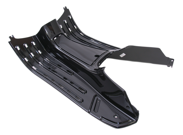 Treeplank Vespa S / LX metallic zwart glans