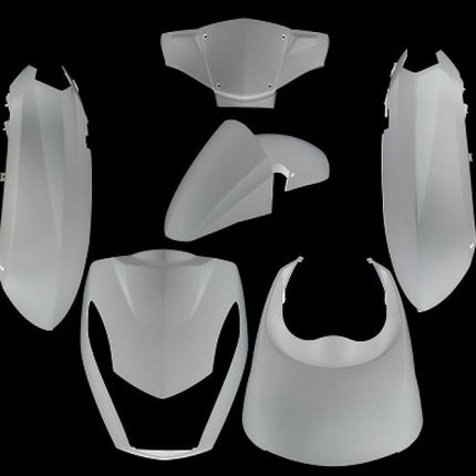 Kit de 6 galets Edge pour Peugeot Kisbee 2T/4T - blanc