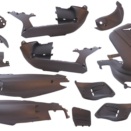 Kit carrosserie 15 pièces Edge pour Gilera Runner jusqu'à l'année de construction 08-2005 - gris mat