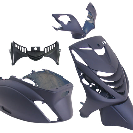 Kit carénage 5 pièces Edge pour Piaggio Zip-SP à partir de 2000 - bleu foncé mat