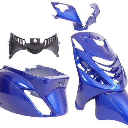Plaatset 5-delig Edge voor Piaggio Zip-SP vanaf bouwjaar 2000 - porsche blauw