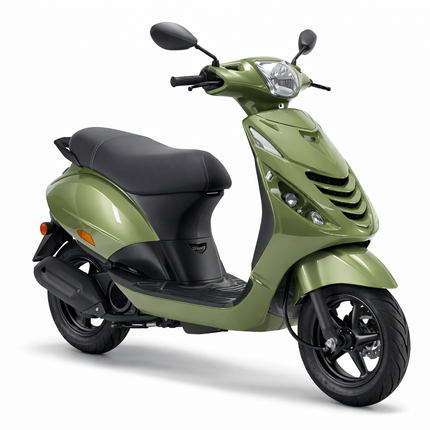 Plaatset 5-delig Edge voor Piaggio Zip-SP vanaf bouwjaar 2000 - districtgroen