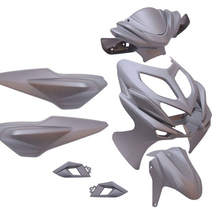 Kit carrosserie 9 pièces Yamaha Aerox-R à partir de 2014 - gris mat