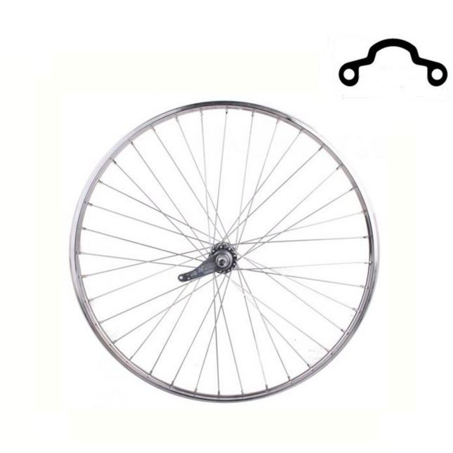 Z Achterwiel 28x1 1/2 KT/Alu polished