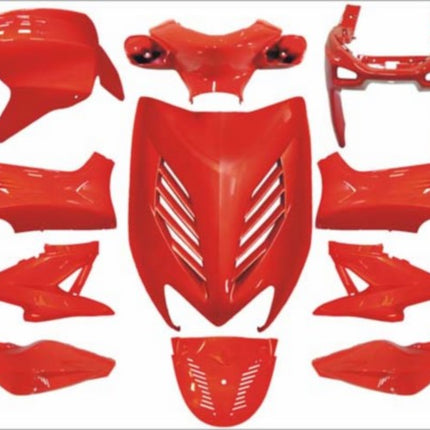 plaatwerkset DMP special rood 11-delig aerox, mbk nitro