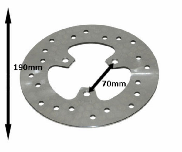 Disque de frein Yamaha d'origine pour Jog 190 mm, Neo's à partir de 2008 5c2f583100