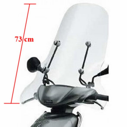 windscherm Yamaha origineel met bevestigingsset hoog 73cm helder neo2002 5rnw07100000