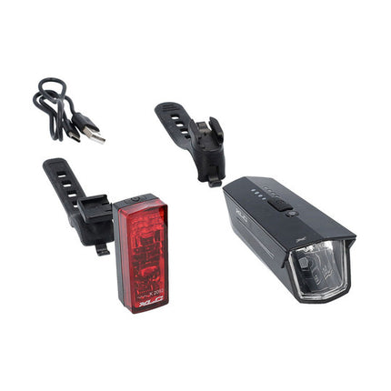 Fiets lampenset XLC Proxima CL-S24 CLS24 Zwart