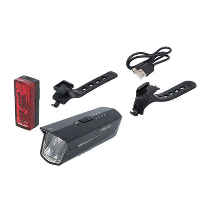 Fiets lampenset XLC Proxima CL-S24 CLS24 Zwart