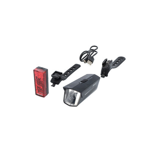 Fiets lampenset XLC Proxima CL-S24 CLS24 Zwart
