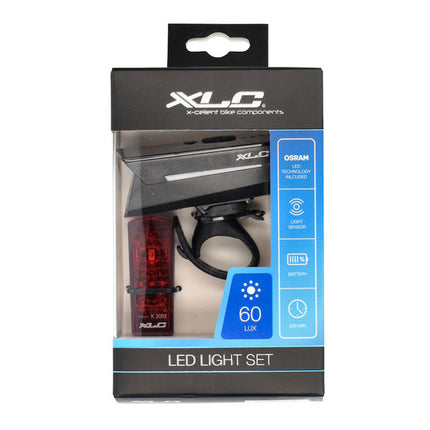 Fiets lampenset XLC Proxima CL-S24 CLS24 Zwart
