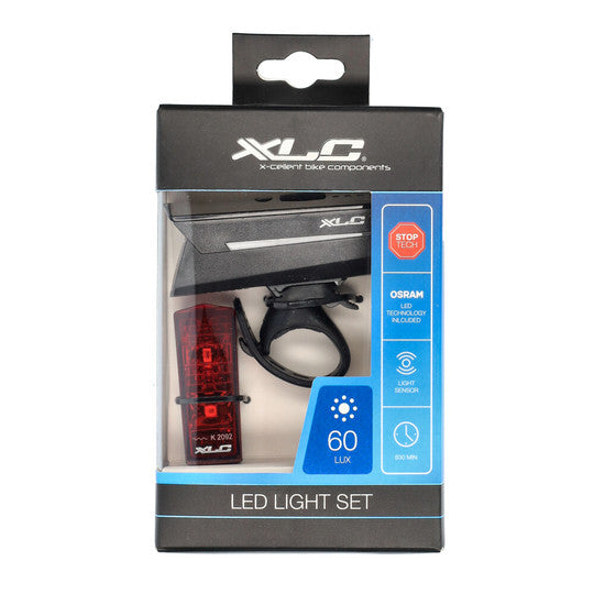 Fiets lampenset XLC Proxima Plus CL-S24+ CLS24+ Zwart