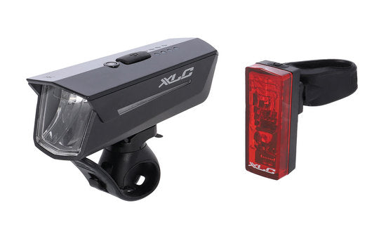 Fiets lampenset XLC Proxima Plus CL-S24+ CLS24+ Zwart