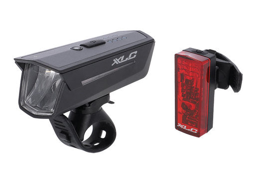 Fiets lampenset XLC Proxima Pro CL-S25 CLS25 Zwart