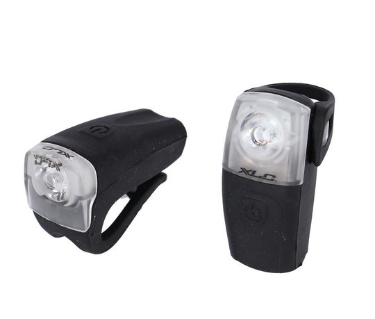 Fiets lampenset XLC CL-E16 Batt CLE016 Zwart
