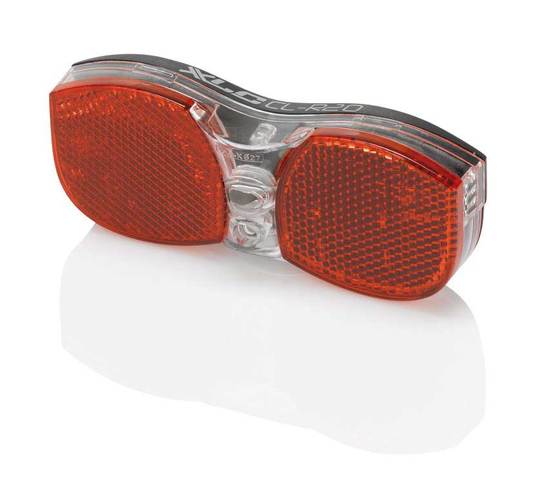 Fiets achterlicht XLC CL-R20 Batt 50-80MM Zwart