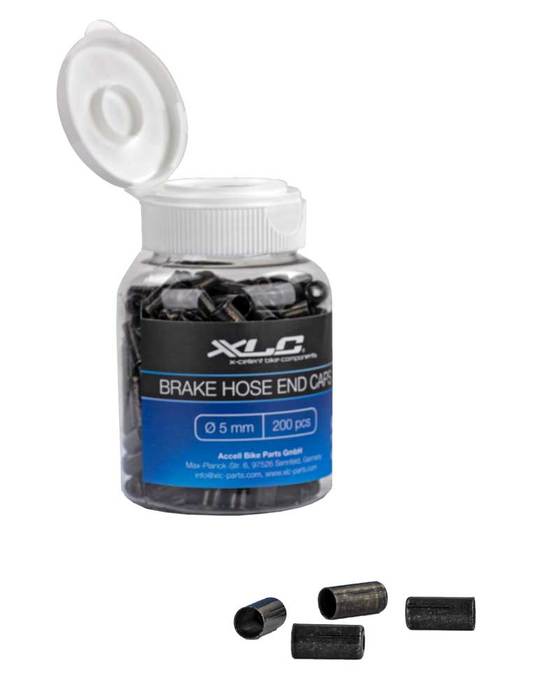 Kabelhoed XLC Bruin-X10 Kabed Hoedje 5.0MM 200 Zwart