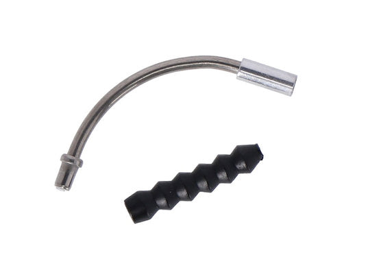 XLC Pijpje V Brake Kabelbocht 90° Zilver