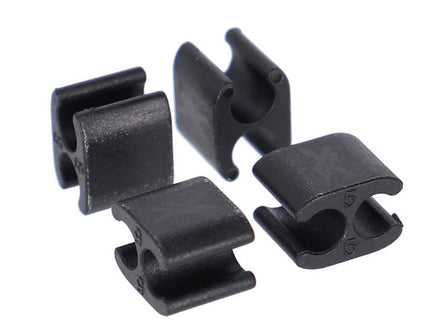 XLC Kabelclip 5MM set van 4 BRX122 Kabed Zwart