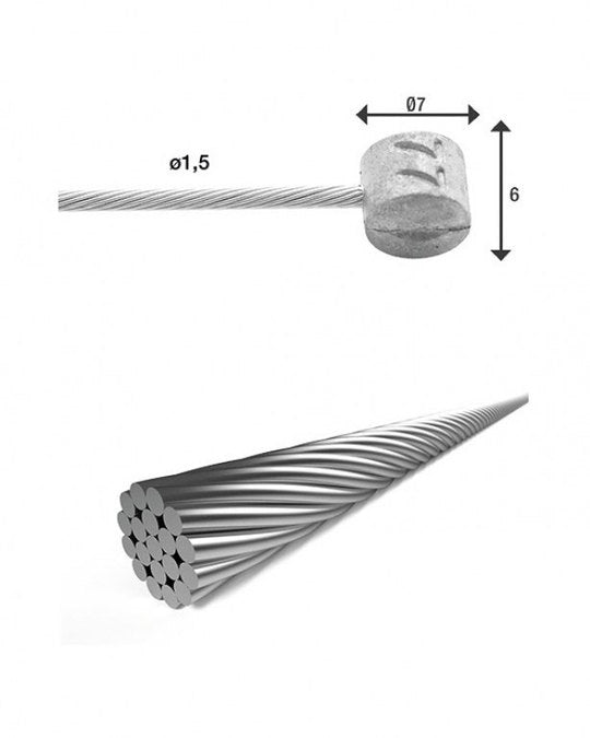Kabel XLC REM V Binnen 0.90 TON BRX85 Zilver