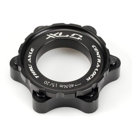 XLC Centerlock Adapter 6 Noks TA-naaf Zwart Zilver