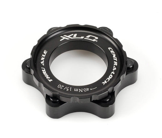 XLC Centerlock Adapter 6 Noks TA-naaf Zwart Zilver