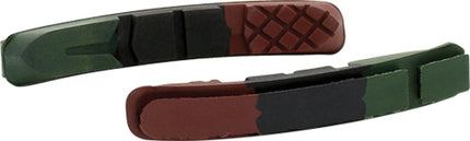 Remrubber XLC BS-X09 Brake 72MM Grijs//Rood 4 Groen Zwart