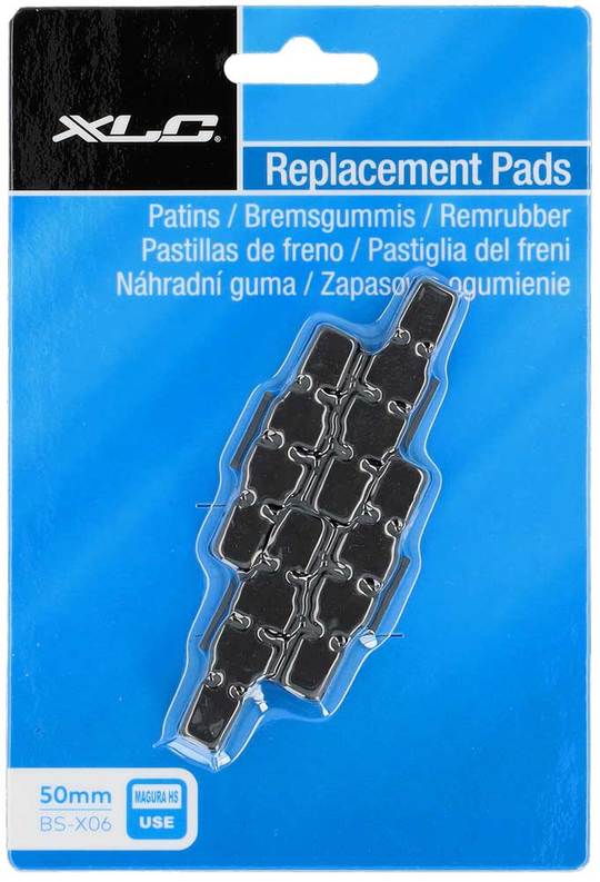Remrubber XLC Magura HS11-HS33 BS-X06 HS11-33 50MM 4 Zwart