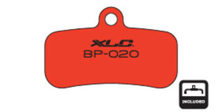 Remblok XLC Shimano-Tektro BP-O20 Saint 2 Oranje