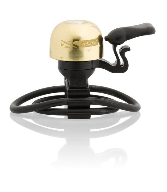 Fietsbel XLC DD-M10 Mini M/ELASTIEK Goud