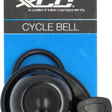 Fietsbel XLC DD-M07 Mini M/ELASTIEK Zwart