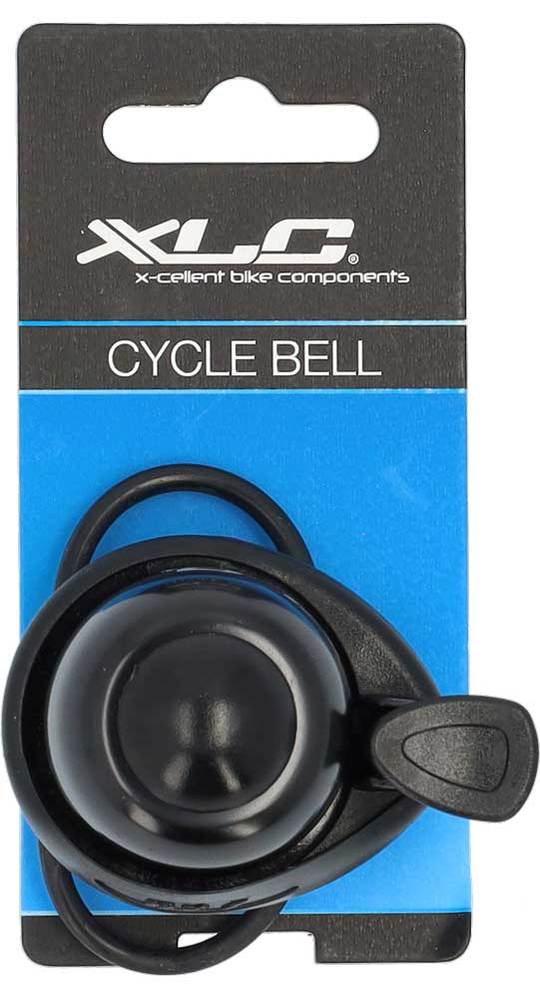 Fietsbel XLC DD-M07 Mini M/ELASTIEK Zwart
