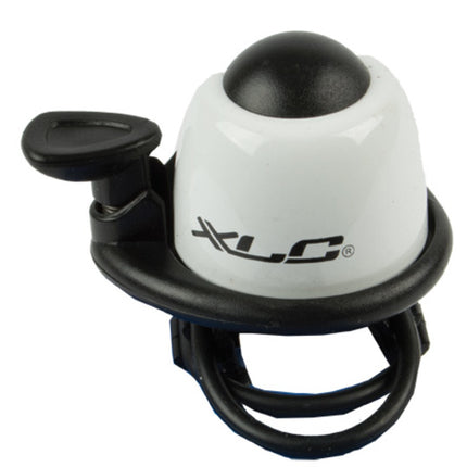 Fietsbel XLC DD-M07 Mini M/ELASTIEK Wit