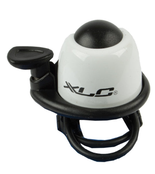 Fietsbel XLC DD-M07 Mini M/ELASTIEK Wit